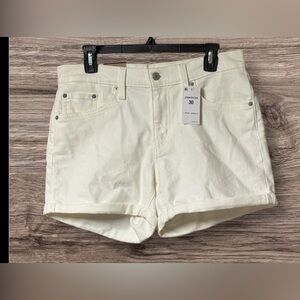 NWT Levi's Mid-Rise Denim Mid-Length Shorts New w/ Tags, Women's